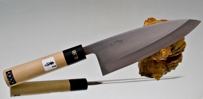 Разделочный нож Fujiwara Deba FKV-38, 18 см. Разделочный нож Fujiwara Deba FKV-38, 18 см.