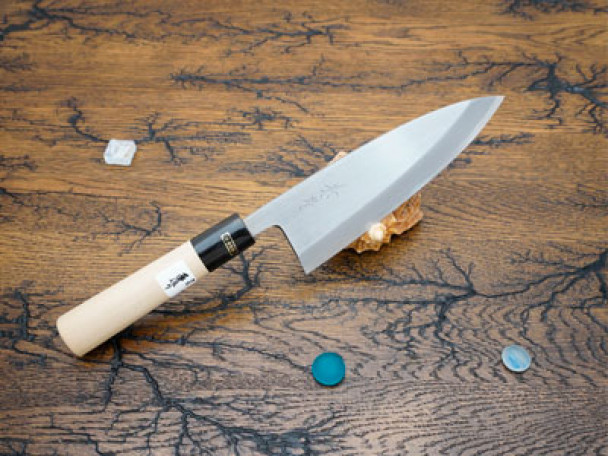 Кухонный нож Fujiwara Kanefusa, серия FKJ, Deba 16,5 см, White steel, арт. FKJ-5-W Кухонный нож Fujiwara Kanefusa, серия FKJ, Deba 16,5 см, White steel, арт. FKJ-5-W