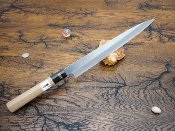 Кухонный нож Fujiwara Kanefusa, серия FKJ, Yanagiba 270 см, White steel, арт. FKJ-11-W Кухонный нож Fujiwara Kanefusa, серия FKJ, Yanagiba 270 см, White steel, арт. FKJ-11-W