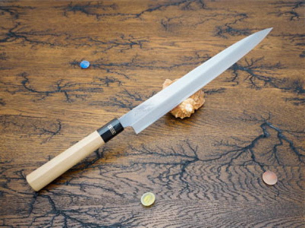 Кухонный нож Fujiwara Kanefusa, серия FKJ, Yanagiba 30 см, White steel, арт. FKJ-12-W Кухонный нож Fujiwara Kanefusa, серия FKJ, Yanagiba 30 см, White steel, арт. FKJ-12-W