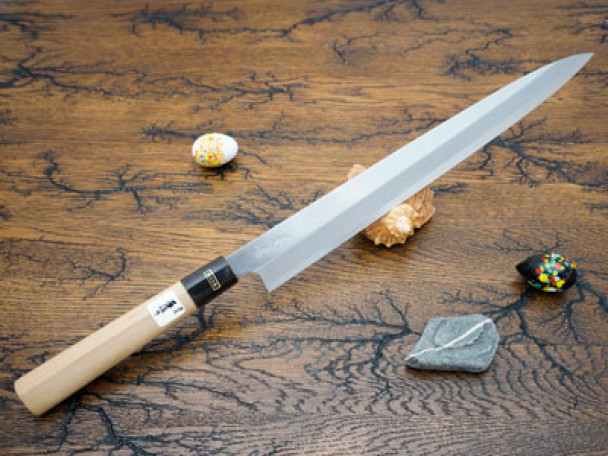 Кухонный нож Fujiwara Kanefusa, серия FKJ, Yanagiba 33 см, White steel, арт. FKJ-13-W Кухонный нож Fujiwara Kanefusa, серия FKJ, Yanagiba 33 см, White steel, арт. FKJ-13-W