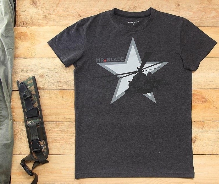 Футболка Mr.Blade Вертолет Футболка Mr.Blade Вертолет