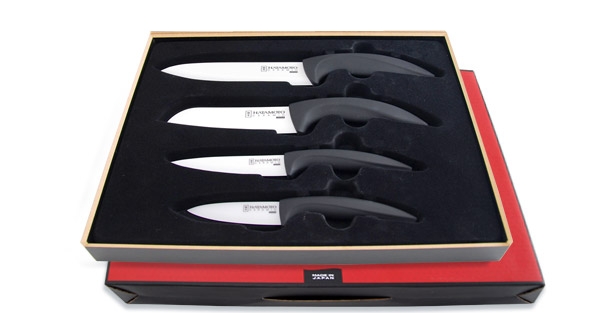 Набор кухонных ножей Hatamoto HM08W4-A, 4 предмета Набор кухонных ножей Hatamoto HM08W4-A, 4 предмета
