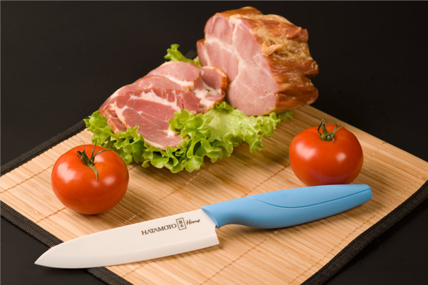 Шеф нож керамический Hatamoto Home HC150W-BLU, 15 см. Шеф нож керамический Hatamoto Home HC150W-BLU, 15 см.