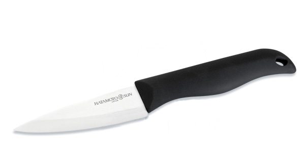 Универсальный керамический нож Hatamoto HP100W-A,10 см. Универсальный керамический нож Hatamoto HP100W-A,10 см.