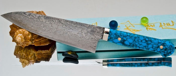 Кухонный нож Hiroo Itou Gyuto mi-gy8, 170 мм. Кухонный нож Hiroo Itou Gyuto mi-gy8, 170 мм.
