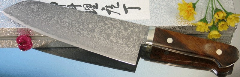 Кухонный нож Hiroo Itou Сантоку mi-sa6, 190 мм. Кухонный нож Hiroo Itou Сантоку mi-sa6, 190 мм.