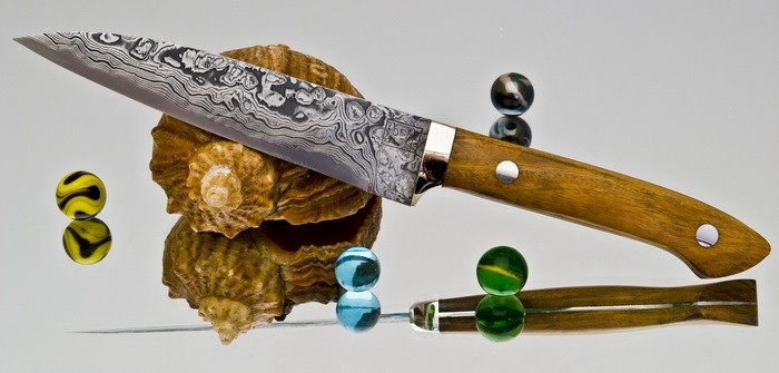 Кухонный нож Hiroo Itou Western Petty mi-pe6, 120 мм. Кухонный нож Hiroo Itou Western Petty mi-pe6, 120 мм.