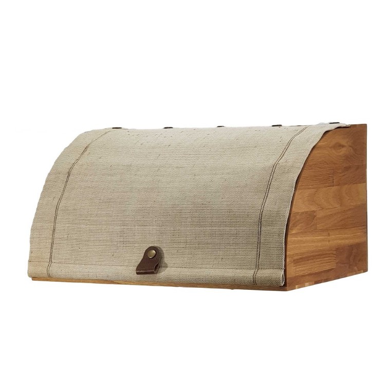 Хлебница с парусиновой крышкой Woodinhome BB003ON Хлебница с парусиновой крышкой Woodinhome BB003ON