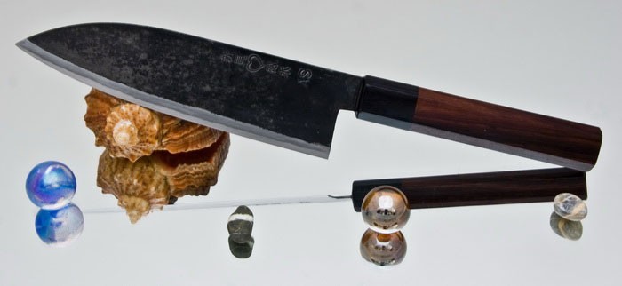 Кухонный нож HOCHO AS Takeda Banno Funayuki-Bocho (Santoku) TA-12, 170 мм. Кухонный нож HOCHO AS Takeda Banno Funayuki-Bocho (Santoku) TA-12, 170 мм.