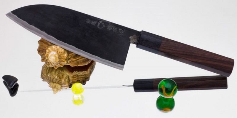 Кухонный нож HOCHO NAS Takeda Banno Funayuki-Bocho (Santoku) TA-12N, 170 мм. Кухонный нож HOCHO NAS Takeda Banno Funayuki-Bocho (Santoku) TA-12N, 170 мм.