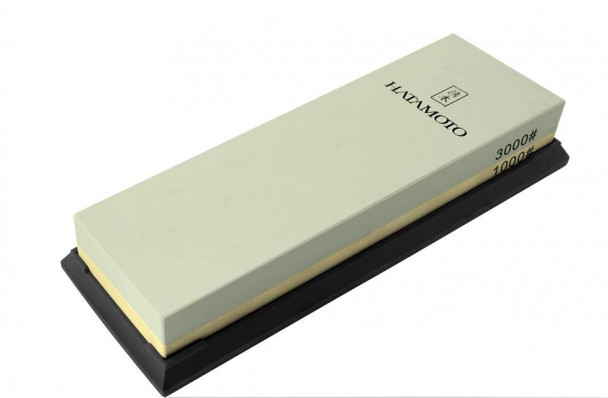 Камень водный комбинированный Hatamoto HT0960 #1000/3000 с держателем угла заточки Камень водный комбинированный Hatamoto HT0960 #1000/3000 с держателем угла заточки