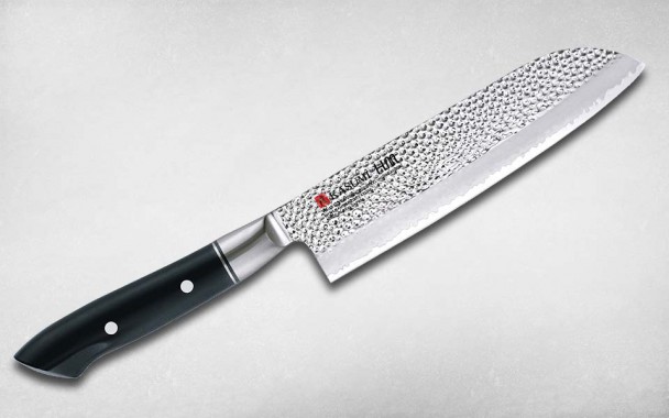 Кухонный нож Сантоку Kasumi Hammer 74018, 18 см Кухонный нож Сантоку Kasumi Hammer 74018, 18 см