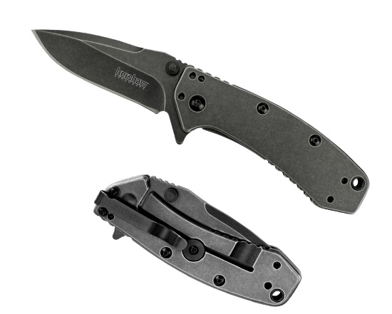 Полуавтоматический складной нож Kershaw Cryo BlackWash 1555BW Полуавтоматический складной нож Kershaw Cryo BlackWash 1555BW
