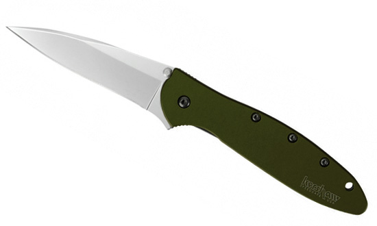 Полуавтоматический нож Kershaw Leek Olive Drab 1660OL Полуавтоматический нож Kershaw Leek Olive Drab 1660OL
