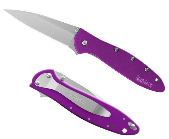 Полуавтоматический нож Kershaw Leek Purple Aluminum 1660PUR Полуавтоматический нож Kershaw Leek Purple Aluminum 1660PUR