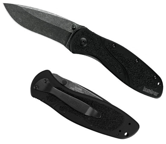 Полуавтоматический складной нож Kershaw Blur BlackWash 1670BW Полуавтоматический складной нож Kershaw Blur BlackWash 1670BW