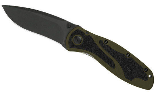 Полуавтоматический складной нож Kershaw Olive Drab Blur 1670OLBLK Полуавтоматический складной нож Kershaw Olive Drab Blur 1670OLBLK
