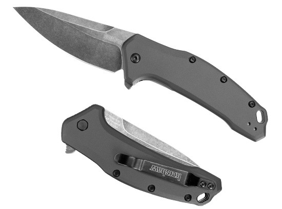 Полуавтоматический нож Kershaw Link Gray Aluminium Flipper 1776GRYBW Полуавтоматический нож Kershaw Link Gray Aluminium Flipper 1776GRYBW