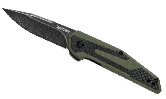 Складной нож Kershaw Fraxion Flipper Jens Anso BlackWashed Olive G10 1160OLBW Складной нож Kershaw Fraxion Flipper Jens Anso BlackWashed Olive G10 1160OLBW