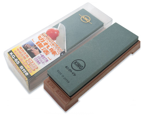 Камень точильный водный King KHKG-065 #220/#1000 на подставке Камень точильный водный King KHKG-065 #220/#1000 на подставке