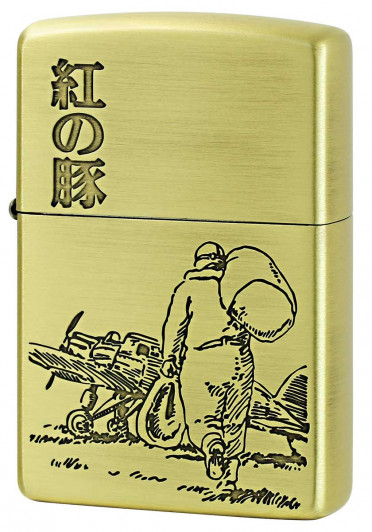 Коллекционная зажигалка Zippo Porco Rosso, серия Ghibli, арт. NZ-40 Коллекционная зажигалка Zippo Porco Rosso, серия Ghibli, арт. NZ-40