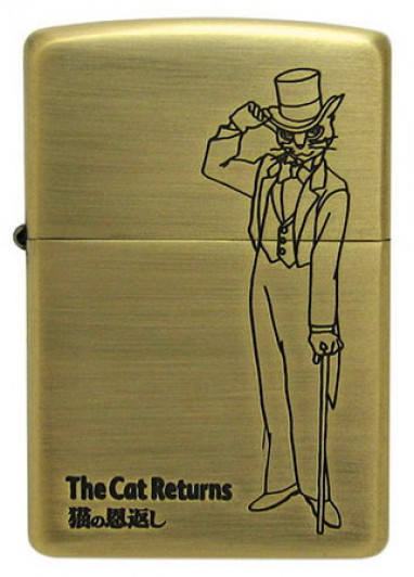Коллекционная зажигалка Zippo Возвращение кота, серия Ghibli, арт. NZ-12 Коллекционная зажигалка Zippo Возвращение кота, серия Ghibli, арт. NZ-12