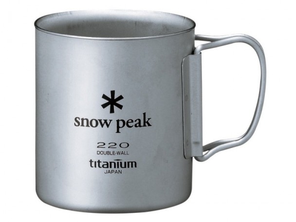 Кружка Snow Peak MG-051FHR, 220 мл (двойная стенка), титан Кружка Snow Peak MG-051FHR, 220 мл (двойная стенка), титан