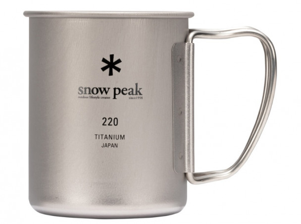 Кружка Snow Peak 220 мл., одностенная, титан, MG-141 Кружка Snow Peak 220 мл., одностенная, титан, MG-141