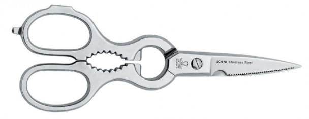 Кухонные ножницы Fox knives Due Cigni 2C 970/21, 21 см, нержавеющая сталь, Италия Кухонные ножницы Fox knives Due Cigni 2C 970/21, 21 см, нержавеющая сталь, Италия