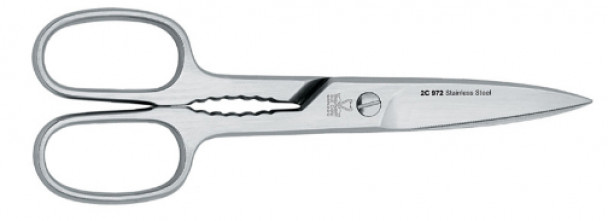 Кухонные ножницы Fox knives Due Cigni 2C 972/19, 19 см, нержавеющая сталь, Италия Кухонные ножницы Fox knives Due Cigni 2C 972/19, 19 см, нержавеющая сталь, Италия