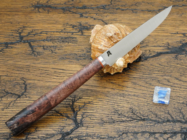 Кухонный нож Damir Safarov, серия Эксклюзив, коренчатый 110 мм, арт. DS-E-Kor-110/67 Кухонный нож Damir Safarov, серия Эксклюзив, коренчатый 110 мм, арт. DS-E-Kor-110/67