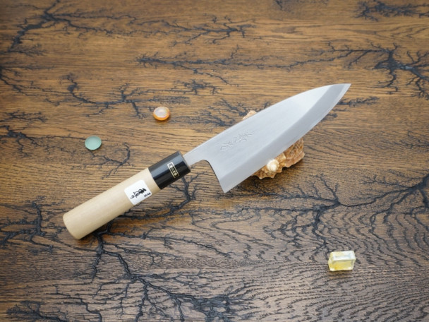 Кухонный нож Fujiwara Kanefusa, серия FKJ, Deba 150мм, White steel, арт. FKJ-4-W Кухонный нож Fujiwara Kanefusa, серия FKJ, Deba 150мм, White steel, арт. FKJ-4-W