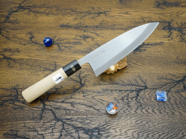 Кухонный нож Fujiwara Kanefusa, серия FKJ, Deba 180мм, White steel, арт. FKJ-6-W Кухонный нож Fujiwara Kanefusa, серия FKJ, Deba 180мм, White steel, арт. FKJ-6-W