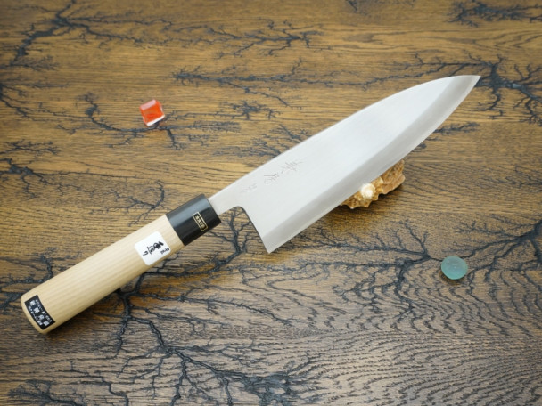 Кухонный нож Fujiwara Kanefusa, серия FKJ, Deba 210мм, VG-5, арт. FKJ-7-V Кухонный нож Fujiwara Kanefusa, серия FKJ, Deba 210мм, VG-5, арт. FKJ-7-V