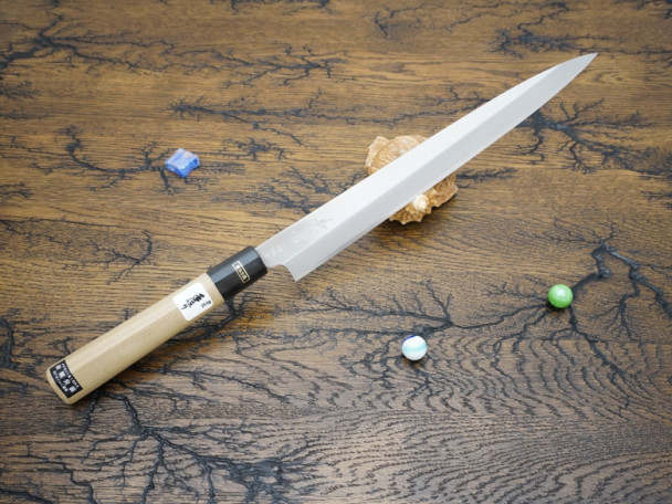 Кухонный нож Fujiwara Kanefusa, серия FKJ, Yanagiba 300мм, VG-5, арт. FKJ-12-V Кухонный нож Fujiwara Kanefusa, серия FKJ, Yanagiba 300мм, VG-5, арт. FKJ-12-V