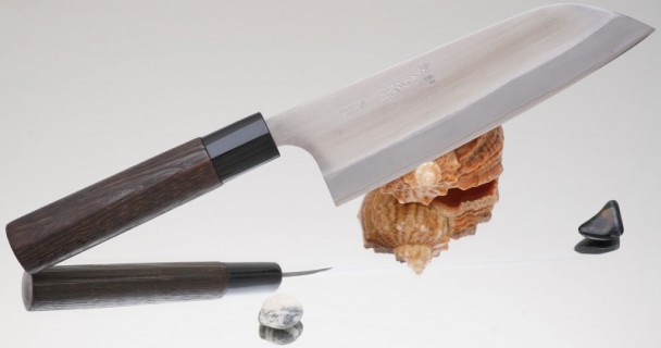 Кухонный нож Kajibee Aogami Regular Santoku 165 мм Кухонный нож Kajibee Aogami Regular Santoku 165 мм