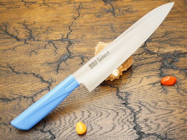 Кухонный нож Kanetsugu Color Select, Chef, Blue 3015-BL 210 мм Кухонный нож Kanetsugu Color Select, Chef, Blue 3015-BL 210 мм