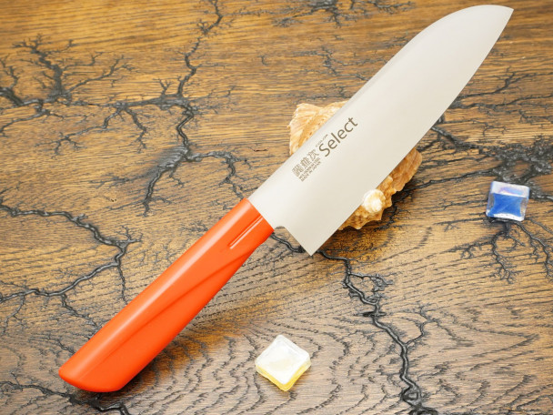 Кухонный нож Kanetsugu Color Select, Santoku, Red 3013-RE, 165 мм Кухонный нож Kanetsugu Color Select, Santoku, Red 3013-RE, 165 мм