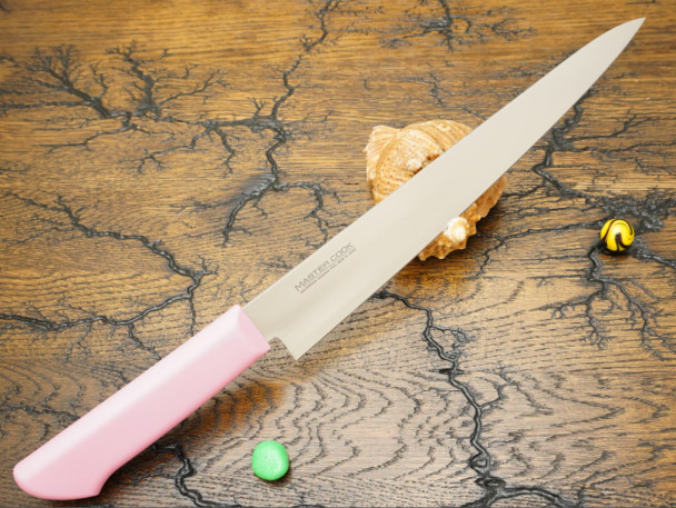 Кухонный нож Kataoka, серия Master Cook, Sujihiki 240мм, Pink, арт. MCSK240P Кухонный нож Kataoka, серия Master Cook, Sujihiki 240мм, Pink, арт. MCSK240P