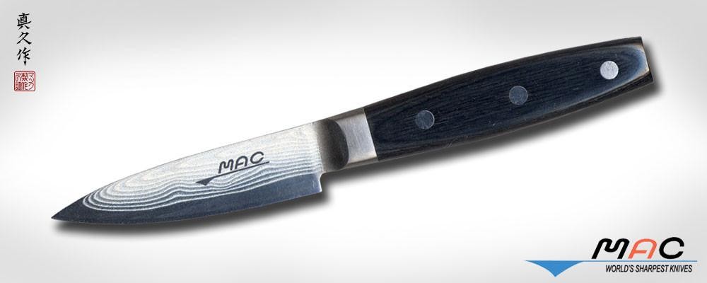 Нож для овощей MAC, серия Damascus, DA-PK-90, 90 мм. Нож для овощей MAC, серия Damascus, DA-PK-90, 90 мм.