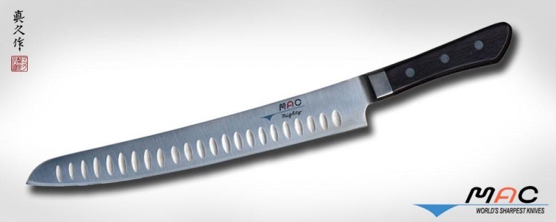 Кухонный нож MAC, Professional, 0000 Slicer с проточкой 270mm Кухонный нож MAC, Professional, 0000 Slicer с проточкой 270mm