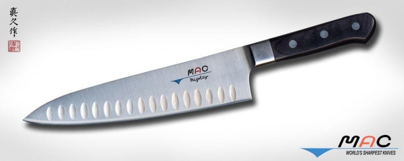 Кухонный нож MAC, Professional, MTH-80 Chef с проточкой 200 mm Кухонный нож MAC, Professional, MTH-80 Chef с проточкой 200 mm
