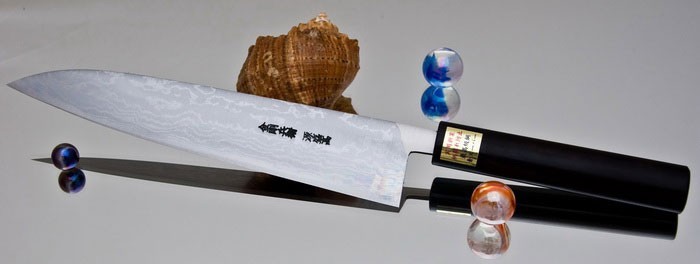 Кухонный шеф нож Moritaka AS Damaskus Gyuto KGD-240, 24 см. Кухонный шеф нож Moritaka AS Damaskus Gyuto KGD-240, 24 см.