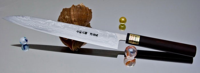 Кухонный нож Moritaka AS Damaskus Yanagiba KYD-240, 24 см. Кухонный нож Moritaka AS Damaskus Yanagiba KYD-240, 24 см.
