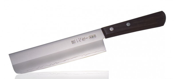 Кухонный нож Накири Kanetsugu 2007, сталь AUS-8/SUS410, длина лезвия 16,5 cм. Кухонный нож Накири Kanetsugu 2007, сталь AUS-8/SUS410, длина лезвия 16,5 cм.