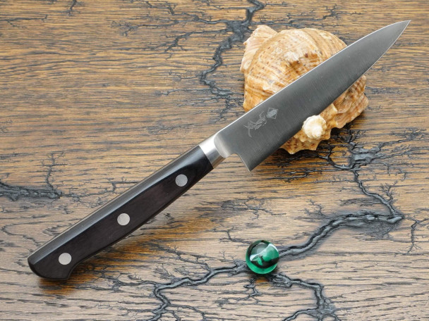 Кухонный нож Sanetu Aogami Super Petty 120 mm, Black Кухонный нож Sanetu Aogami Super Petty 120 mm, Black