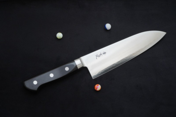 Кухонный нож Sanetu HAP40 Santoku 180 mm, Black Кухонный нож Sanetu HAP40 Santoku 180 mm, Black