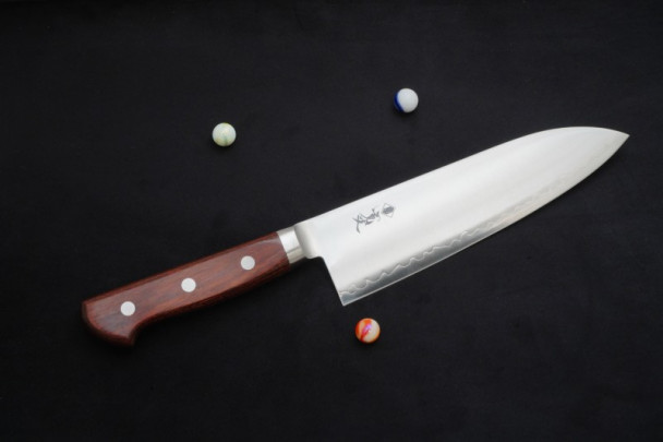 Кухонный нож Sanetu HAP40 Santoku 180 mm, Brown Кухонный нож Sanetu HAP40 Santoku 180 mm, Brown