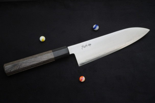 Кухонный нож Sanetu HAP40 Santoku 180 mm, Gray Кухонный нож Sanetu HAP40 Santoku 180 mm, Gray